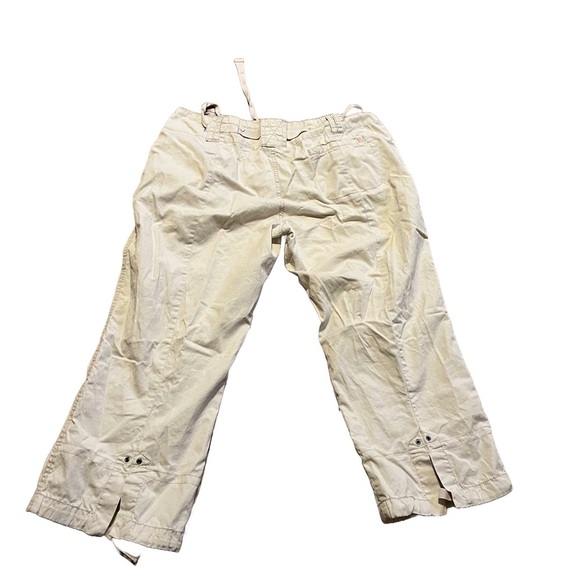 Y2K Bluenotes capri pants Sofia size 11 beach casual lightweight drawstring - Picture 5 of 7